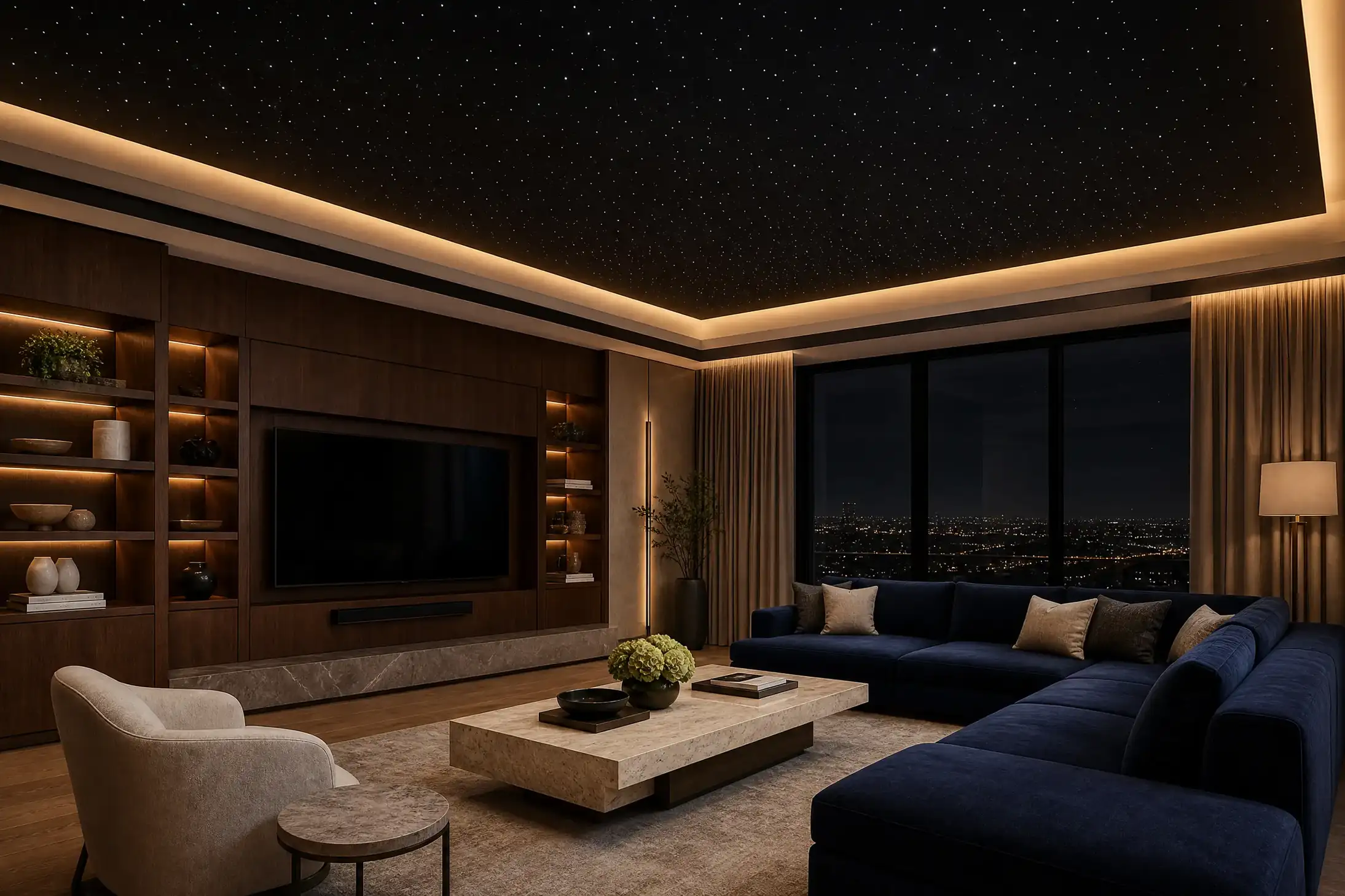 الفيبر أوبتيكس — النجوم في بيتك — Homey Decor