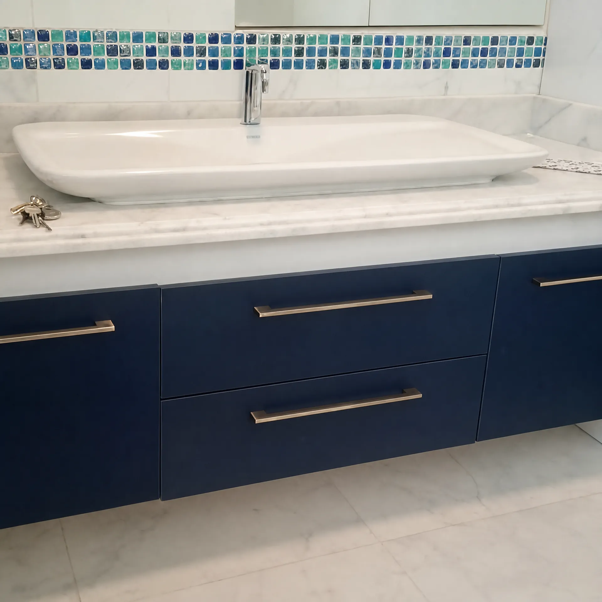 Real bathroom vanity unit project — Homey Decor
