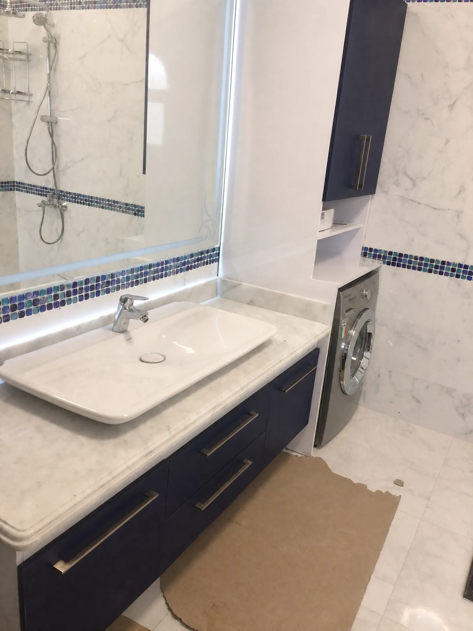 Real bathroom vanity unit project — Homey Decor