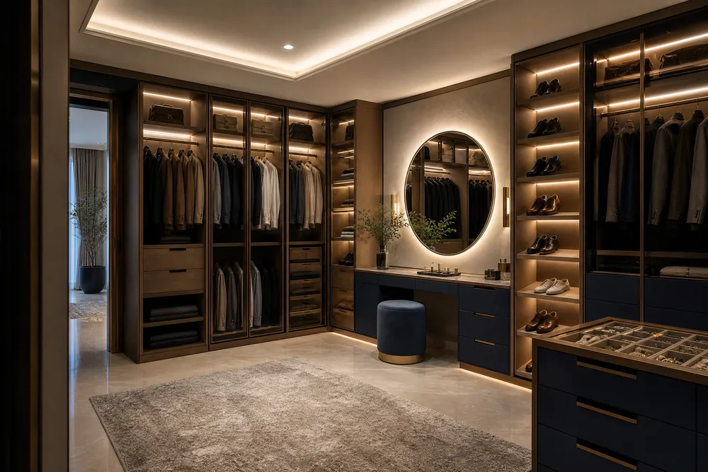 Luxury dressing room design — Homey Decor