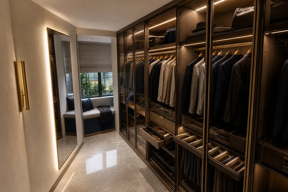 Luxury dressing room design — Homey Decor